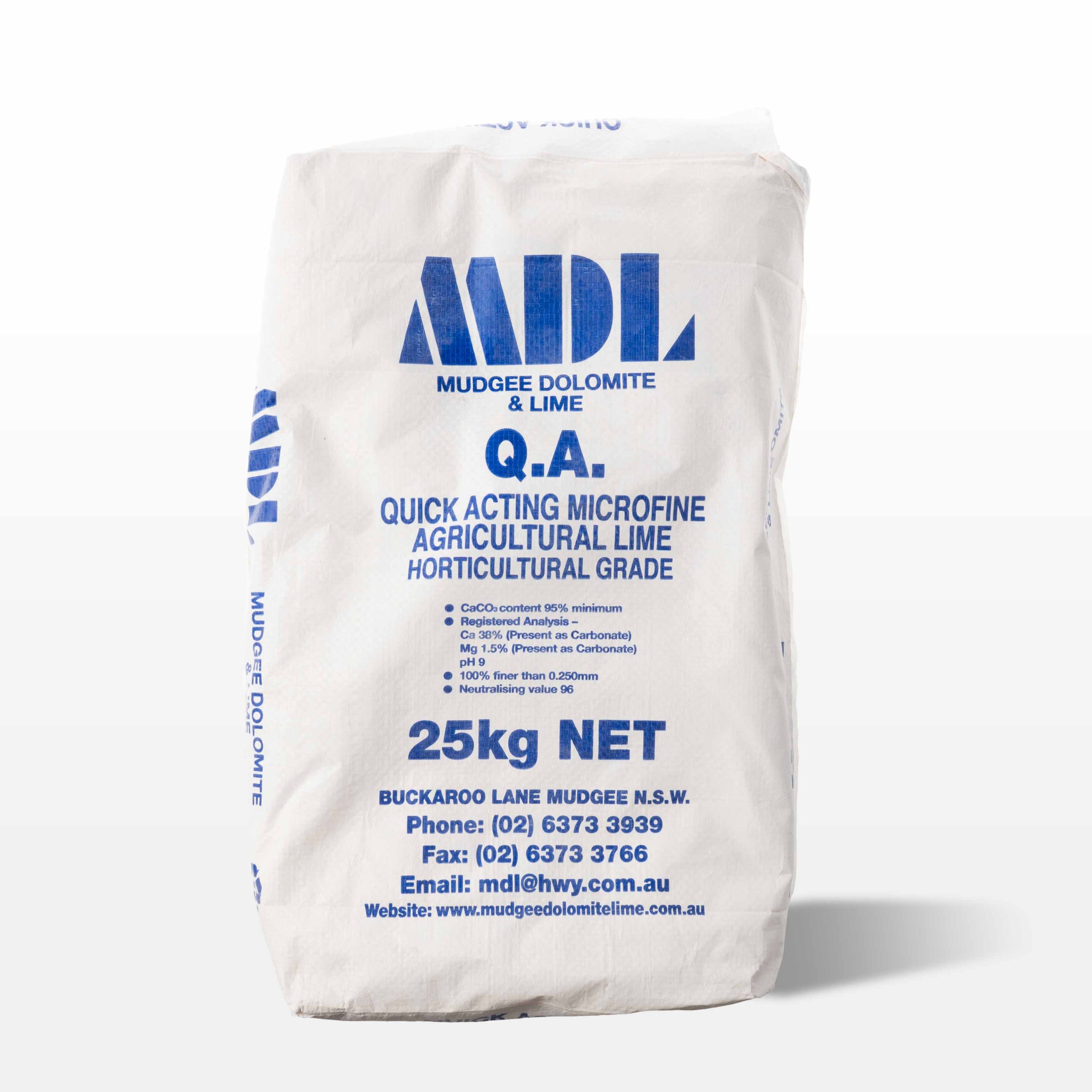 Q.A. Agricultural Lime